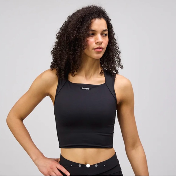Tops - Bandit Bandit Iris Envelope Wrap Race Crop in S - sold out